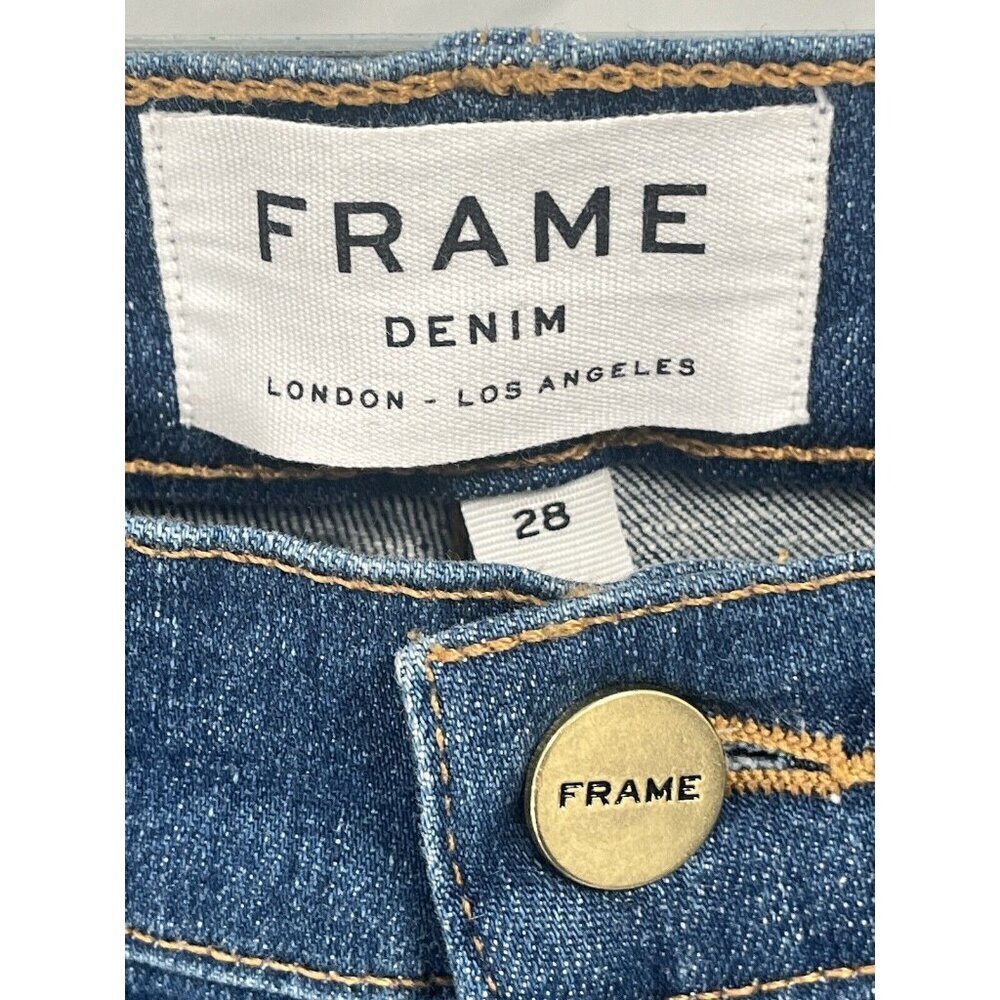 Frame Denim Le Skinny de Jeanne Crop Jeans Sz 28 - Picture 4 of 7
